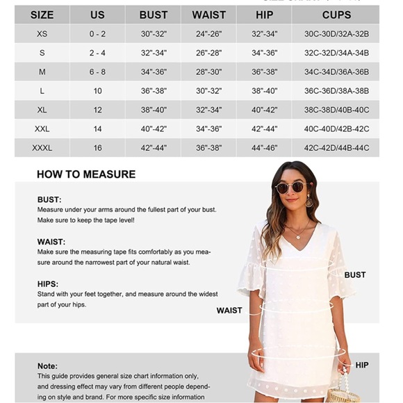 White cotton dot shift dress XXL nwot - Picture 2 of 9